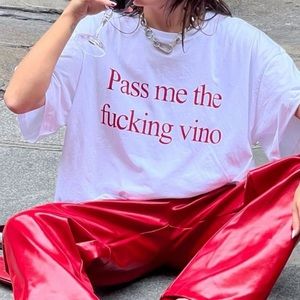 Praying Pass Me The F Vino Tee